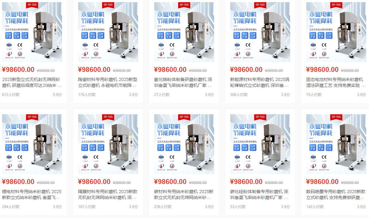 砂磨機分類